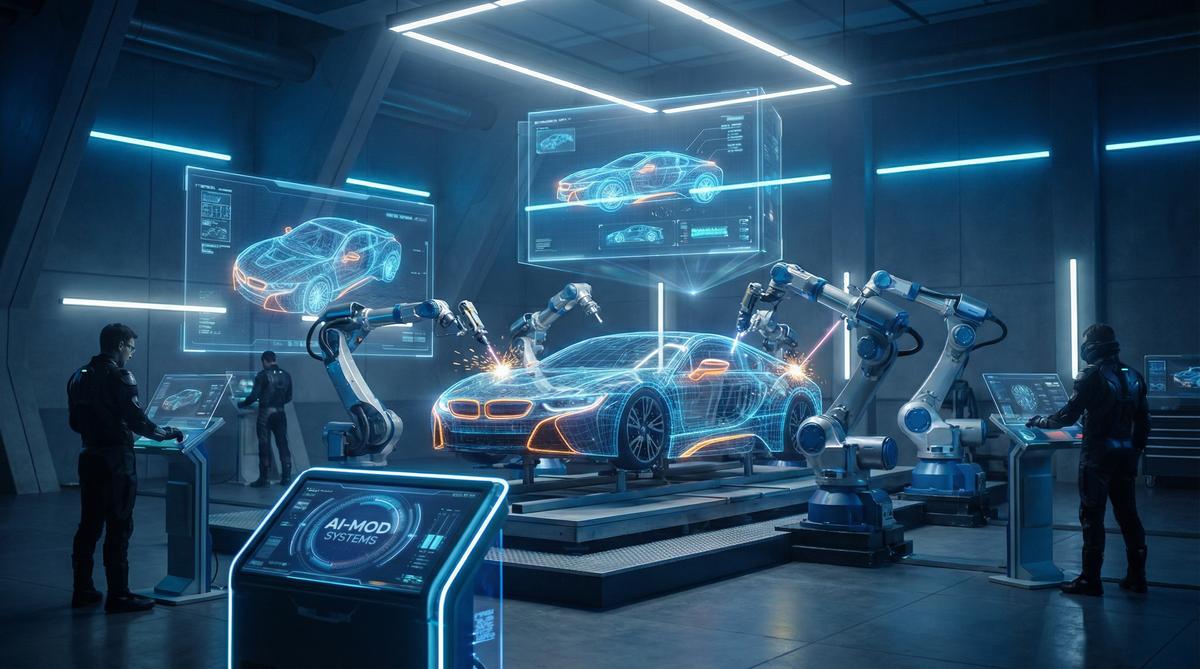 17c一起草AI改装汽车视频